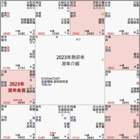 流年夫妻宮2023|2023年，癸卯年，紫微斗數流年運勢分析